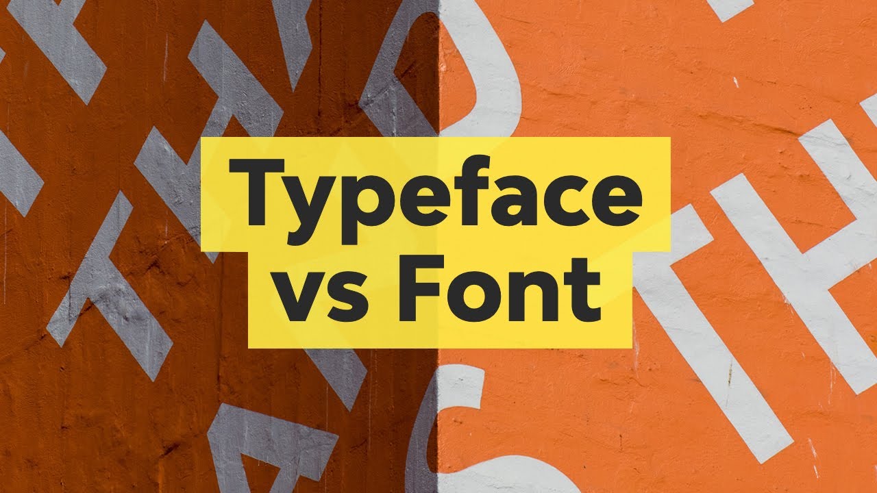 Font vs Typeface: un breve viaggio nella tipografia