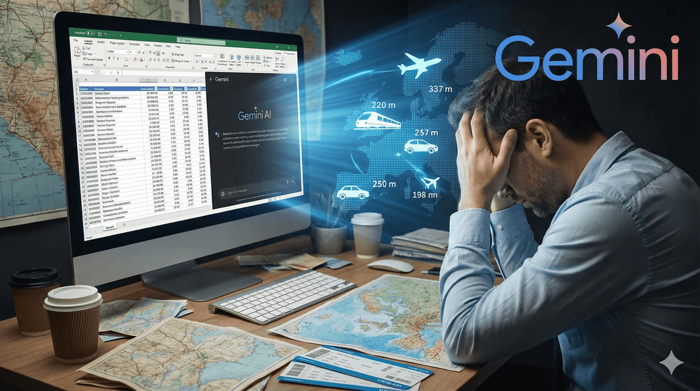 Dall'incubo del foglio Excel alla magia di Gemini